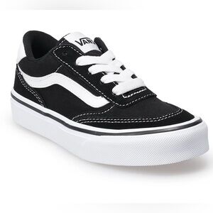 *NEW In Box” Vans Boy shoes  Classic Black and White Sneakers